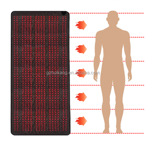 Matras terapi foton LED Fitkang, alat terapi cahaya merah untuk penyembuhan dan kesehatan 660nm & 850nm - Product Image 2