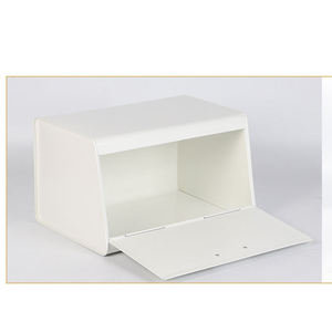 Boîte de rangement pour <span class=keywords><strong>pain</strong></span> en métal pour comptoir, grande boîte <span class=keywords><strong>à</strong></span> <span class=keywords><strong>pain</strong></span> <span class=keywords><strong>verticale</strong></span> en métal avec couvercle - Product Image 2