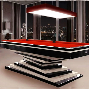 Table de <span class=keywords><strong>billard</strong></span> et de snooker en bois massif de 8 pieds, neuve, pour usage domestique - Product Image 4