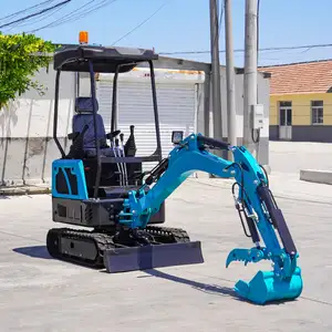 2025 Hot Selling New Small Excavator 1.5 Ton Diesel Excavation Machine With Driver's Cab