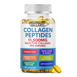 Cápsula para blanquear la piel, extracto de granada de ácido hialurónico, cápsula de péptidos de colágeno marino con coenzima - Product Image 1