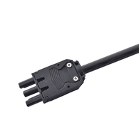 Cable de Extensión de Alimentación GST18, Conector Modular de 3 Pines Macho a Hembra, Cable de Alimentación para Escritorio de Oficina y Sistema de Iluminación LED