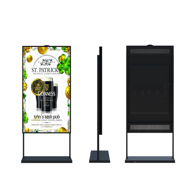 98 Inch Vertical Floor Standing 4K Touch Screen Digital Signage LCD High Brightness Advertising Machine with Android OS