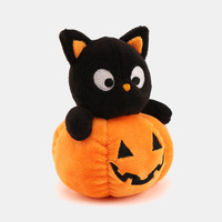 Boneka Hantu Halloween Lucu Grosir, Gantungan Tas Boneka Kecil Bahan Katun Plush Kreatif, Hadiah Gantung, Mainan Hantu Kucing Labu