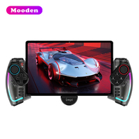 Manette de Jeu Sans Fil RVB PG-9777 avec Bouton Turbo et Poignée Extensible pour PC/Mobile/Tablette