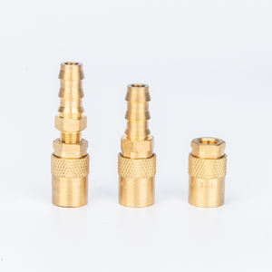 Быстроразъемное соединение (муфта) из стали с гладкой поверхностью, высокого давления, европейского/американского/британского типа, с внутренней резьбой BSP <span class=keywords><strong>1</strong></span>/<span class=keywords><strong>2</strong></span>, <span class=keywords><strong>1</strong></span>/4, 3/8, <span class=keywords><strong>1</strong></span>/4NPT - Product Image 2