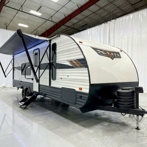 Caravane Teardrop North Point, remorque de voyage pour 6 personnes, structure en aluminium, style moderne, cuisine coulissante, véhicule de loisirs, camping-car - Product Image 1