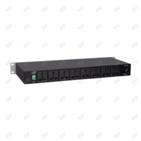 Fuente de Alimentación Secuenciadora PK-100 Silver Profesional de 8 Canales para Sistema de Sonido DJ, Construcción Metálica que Protege el Equipo de Audio