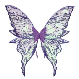 <span class=keywords><strong>Ali</strong></span> di Farfalla Colorate per Bambini, Decorazione per Feste, Cosplay, Accessori per Feste a Tema Angelico - Product Image 3