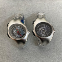 Montre à quartz rétro Y2K de luxe pour hommes Crash Melting Twisted Abstract Distorted Curved Wrist Reloj Hombre