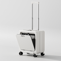 Valise pour ordinateur portable moderne à ouverture frontale, légère, avec roulettes pivotantes, bagage cabine de luxe, petite valise à roulettes – Offre Spéciale