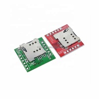 Rusizindc — Module SIM800L, 1 pièce, Micro carte SIM GPRS GSM, Quad-bande TTL, Module Port série SIM800C