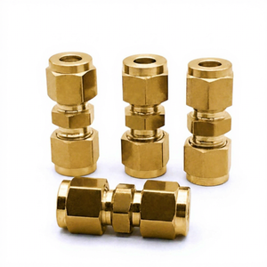 Acoplador Rápido AOL de 10 mm, Accesorios de Plomería de Latón para Tubo Rígido, Conexiones NPT, Accesorios para Mangueras, Unión de Compresión Forjada - Product Image 1