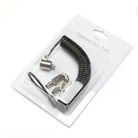 Contraseña de 4 dígitos para bloqueo de Cable de ordenador portátil, protecciones de seguridad para Notebook y ordenador, otros dispositivos
