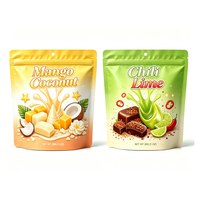 Sachet Doypack Personnalisé Imprimé pour Bouchées de Chocolat, Emballage Alimentaire avec Fermeture Zip, Anti-humidité pour Bonbons, Snacks, Sucre, Chocolat, Gâteaux