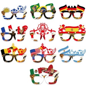 Gafas de Sol con Diseño de <span class=keywords><strong>Bandera</strong></span> Nacional para el Mundial de Fútbol 2026, Novedad en Venta al por Mayor, Gafas para Fanáticos - Product Image 6