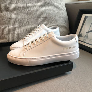 Chaussures blanches en <span class=keywords><strong>cuir</strong></span> véritable de haute qualité, chaussures de skate originales Jordanian. - Product Image 3