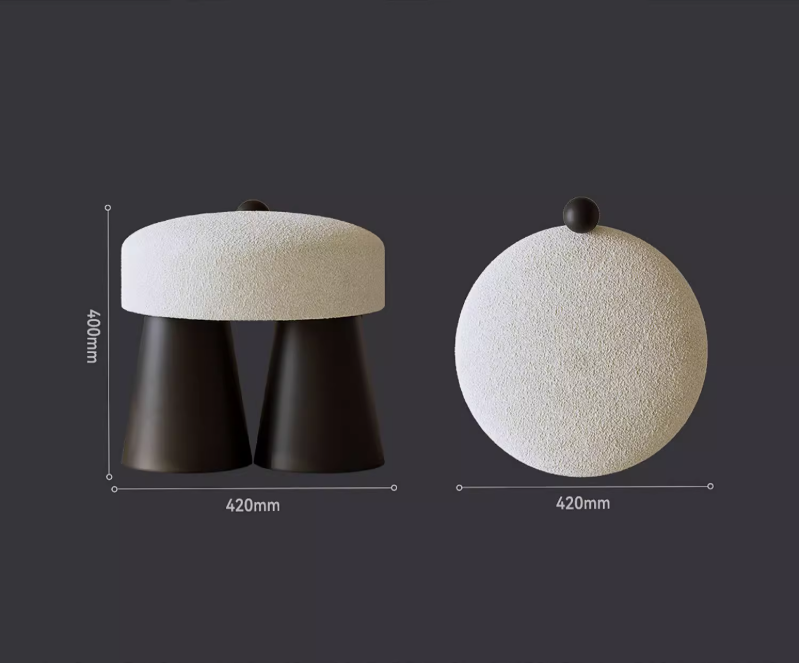 Florence [designer-lambswool dressing stool]_eh24-815z