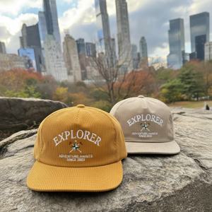 หมวกแก๊ปทรง 5 แฉก ผ้าคอร์ดูรอย แบบสั่งทำพิเศษ (OEM) พร้อมโลโก้ปัก 3 มิติ ทรงไม่แข็ง คุณภาพสูง - Product Image 1