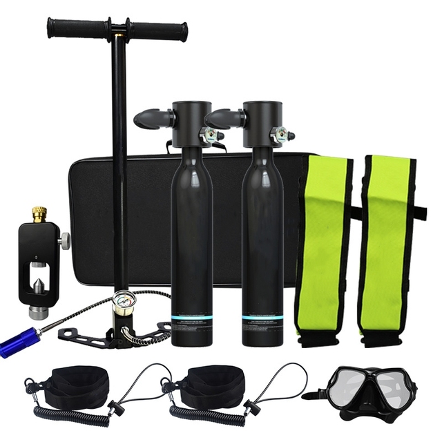 Mini Scuba Diving Equipment Tank Breath Underwater Diving Air Tank  for 5 to 10 Minutes Mini Scuba Diving Air Tank