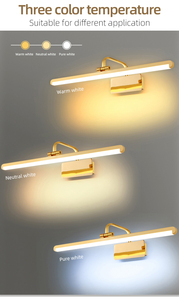 Lampe murale LED moderne européenne, étanche et anti-buée, pour salle de bain, chambre à coucher, hôtel, éclairage d'allée - Product Image 5
