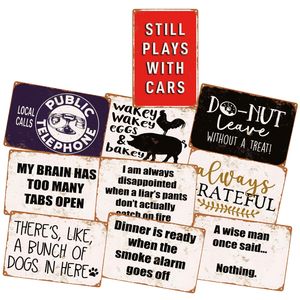 Plaque métallique décorative barre murale Artisanat ancienne impression rétro signe Vintage halloween Poster logo étain voiture plaque Offre Spéciale <span class=keywords><strong>garage</strong></span> poster - Product Image 1