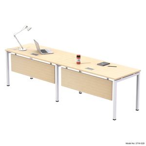 Bureau de travail modulaire pour employés, table de bureau, mobilier commercial, banc de travail, table de travail, cadre en métal, pieds en acier pour 2 personnes - Product Image 3