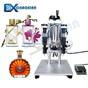 Escritorio completamente neumático 2 boquillas atomizador de niebla fina hombres y mujeres máquina de llenado de Perfume - Product Image 2