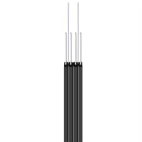 Fábrica al por mayor Fibra óptica LSZH FTTH Cable de caída 1-8 Core FRP Fuerza Cables de comunicación al aire libre