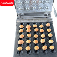 XEOLEO Kommerzielle Eierkuchen- und Waffelmaschine: Anpassbare Formen für Herz-, Muschel- und Walnussförmige Eierkuchen