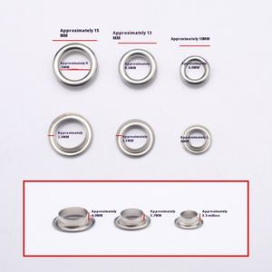 Vente en gros de rivets creux en acier inoxydable, boutons métalliques plaqués et boutons à œillets, accessoires vestimentaires - Product Image 3