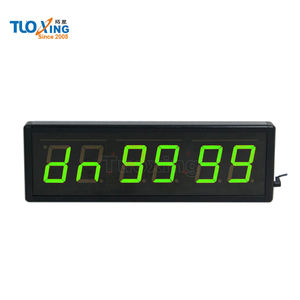 <span class=keywords><strong>2.3</strong></span> zoll 6 ziffern führte digitalen wanduhr grüne led wecker - Product Image 2