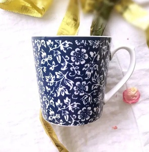 Blue and White Plants Flower Floral Series Western <b>Plate</b> Steak <b>Plate</b> - Product Image 6