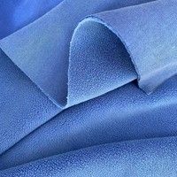Tejido de punto de vellón cepillado suave y cálido, gamuza lijada elástica y transpirable para ropa de descanso, ropa deportiva y joggers 43/44 pulgadas