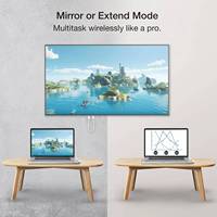 Kit émetteur-récepteur vidéo sans fil 1080P, portée 30m, adaptateur de streaming HD USB-C pour ordinateur portable, projecteur, téléviseur, moniteur, PVC