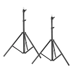 Trípode Profesional de Aluminio para Cámaras, Lámparas y Teléfonos, Altura Máxima de 190 cm, Bloqueo Giratorio, Portátil con Estuche, ELEGATE - Product Image 1