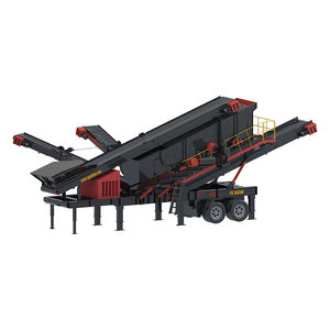 ספק סיני מסך רטט נייד לצמיגים עם מיסב ומנוע בעל קיבולת של 70-450 טון/שעה לסינון אגרגטים של אבן כתושה לכרייה - Product Image 2