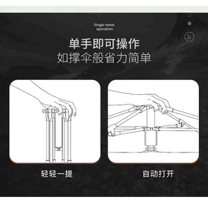 Tente de camping d'extérieur à double couche, ouverture automatique rapide, trois saisons, imperméable, protection solaire, isolation thermique - Product Image 4