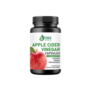 OEM ODM Good Quality Apple Cider Vinegar Capsules Dietary <b>Supplement</b> Support Health Gut Flora and Promote Energy Levels - Product Image 1