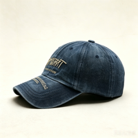 Gorra de Béisbol Vintage de Algodón Lavado con Bordado 3D, Unisex, 6 Paneles, Ajustable, Estilo Dad Hat, Logotipo Personalizado, Deportiva, con Visera Curva