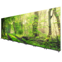 Écran LED portable pour événements en plein air avec technologie LED transparente