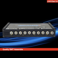 Système audio amplificateur de voiture 7 bandes EQ, égaliseur 6 canaux, sortie passive, crossover, haut-parleur subwoofer, égaliseur de fréquence pour voiture