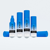 Emballage de Botte de soins de la peau en plastique PET vide personnalisé de couleur givrée 80 100 120 130 150 ml bouteille de pulvérisation de brouillard cosmétique avec logo