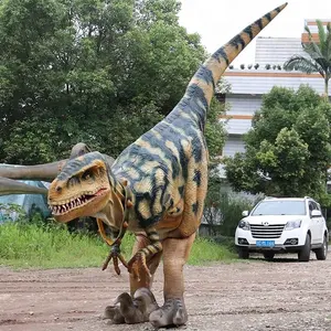 Vida tamaño adulto disfraz de dinosaurio para 3d películas