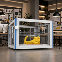 Vente directe d'usine, imprimante 3D industrielle, 1200*1200*1200 mm, grande coque en métal, haute vitesse, haute précision, PLA/ABS/TPU
