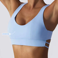 MIQI nouveau soutien-gorge de Yoga nu sentiment Yoga soutien-gorge de sport antichoc haut soutien haut gymnastique sport course gilet pour femme