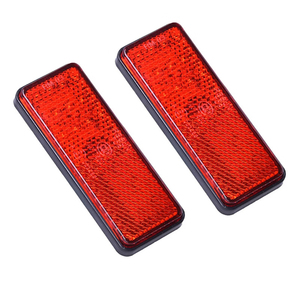 แผ่นสะท้อนแสงป้ายทะเบียนรถ ATV ไฟ LED ด้านหลังตัวสะท้อนแสงเลนส์ LED สำหรับสกู๊ตเตอร์ไฟฟ้า - Product Image 1