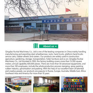 Wb6400 130Kg 14 "X 4" Rubber Wiel Metalen Kleine Kruiwagen Gereedschapskar Hand Trolley Algemene Doel Kruiwagen - Product Image 6