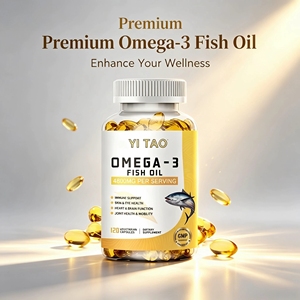 Huile de poisson oméga-3 haute concentration 4800 mg – Soutien immunitaire, santé de la peau et des yeux, fonction cardiaque et cérébrale, mobilité des articulations, 120 gélules - Product Image 3