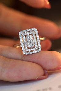 Xinfly 18k Real Gold Classic Women Jewelry White Butterfly Diamond Charm Pendant Necklace Ring <b>Bracelet</b> Earrings <b>Set</b> - Product Image 5